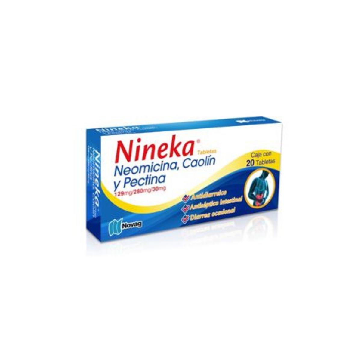 Nineka Neomicina, Caolín y Pectina